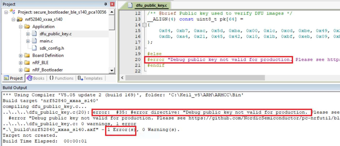 1-Error without public key 1-Error without public key